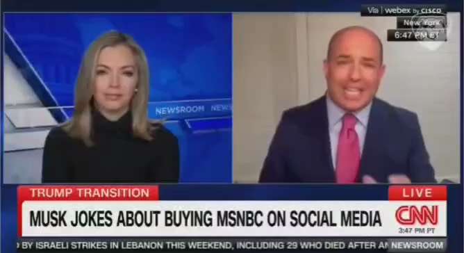 WiseEnough on GETTR : Could this be?


#CNN FREAKS OUT Over #ElonMusk Potentially Buying #MSNBC