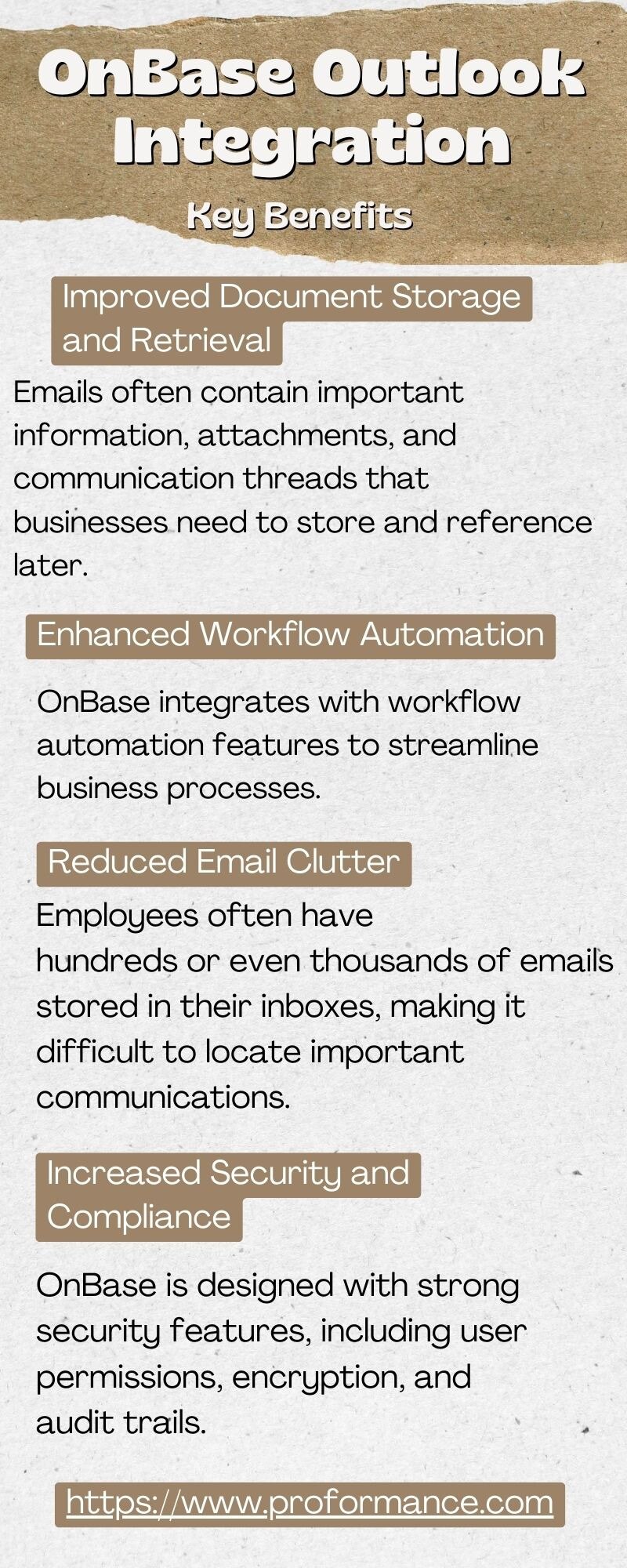 OnBase Outlook Integration
We provide a configurable information management and workflow system that...