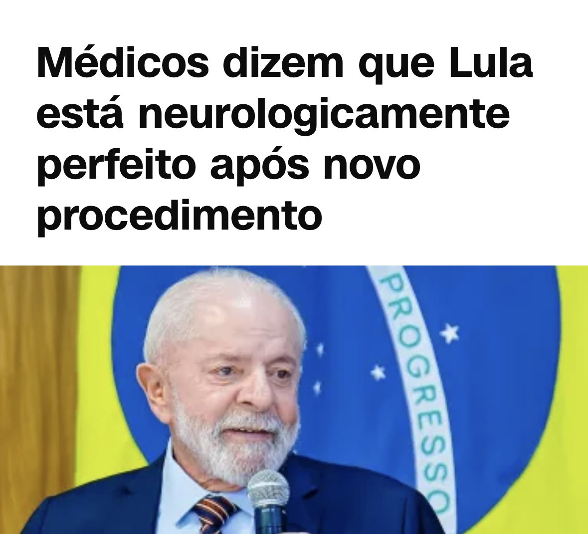 Vocês sabem que, se o Presidente da República vem a óbito antes de completos 2 anos de mandato, legalmente teríamos que ter novas eleições? A partir daí, concluam o que quiserem.