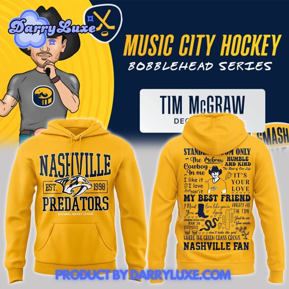 Tim McGraw Nashville Predators Hoodie
Buy It Now: https://darryluxe.com/product/tim-mcgraw-nashville...