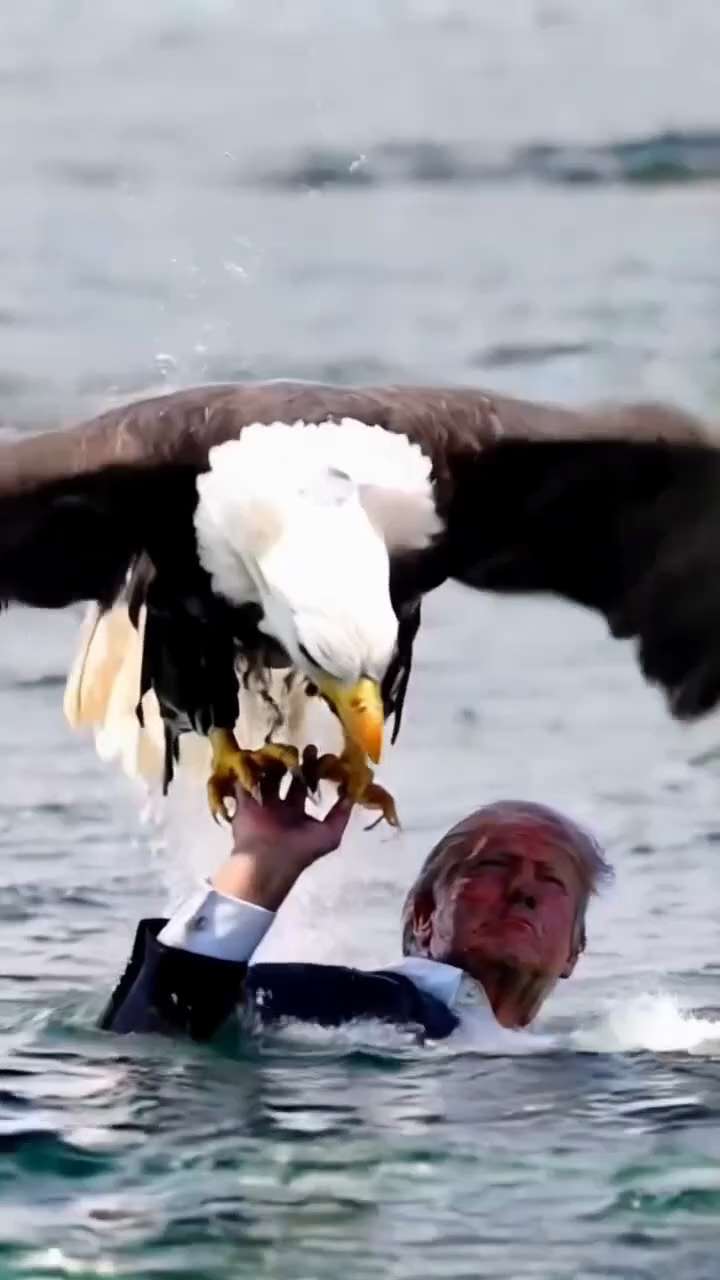 So much symbolism in this video. 🇺🇸🦅