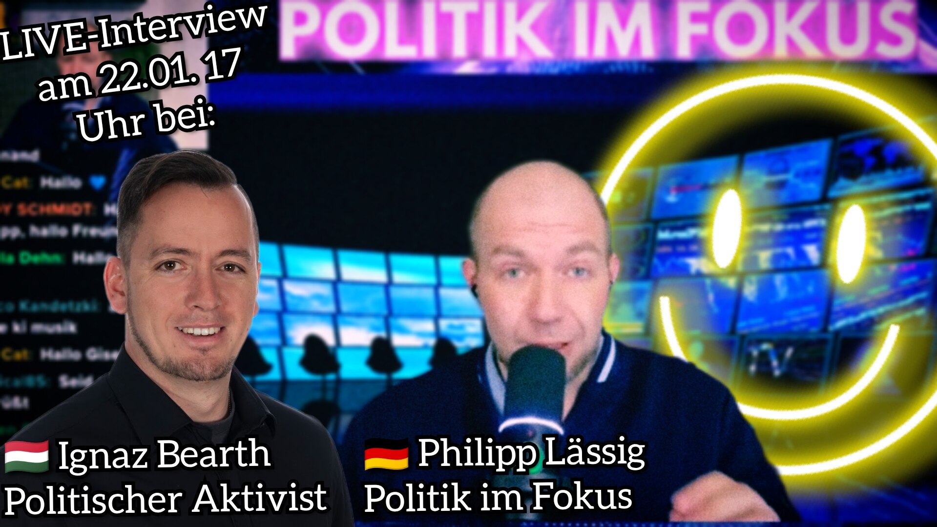 Am 22.01. 17 Uhr bin ich bei 🇩🇪 Philipp Lässig - Politik im Fokus zu Gast!

https://youtube.com/@p...