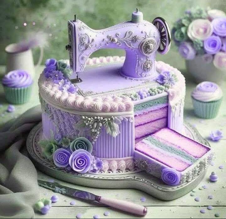 #Cake
#Sewing 🧵 

