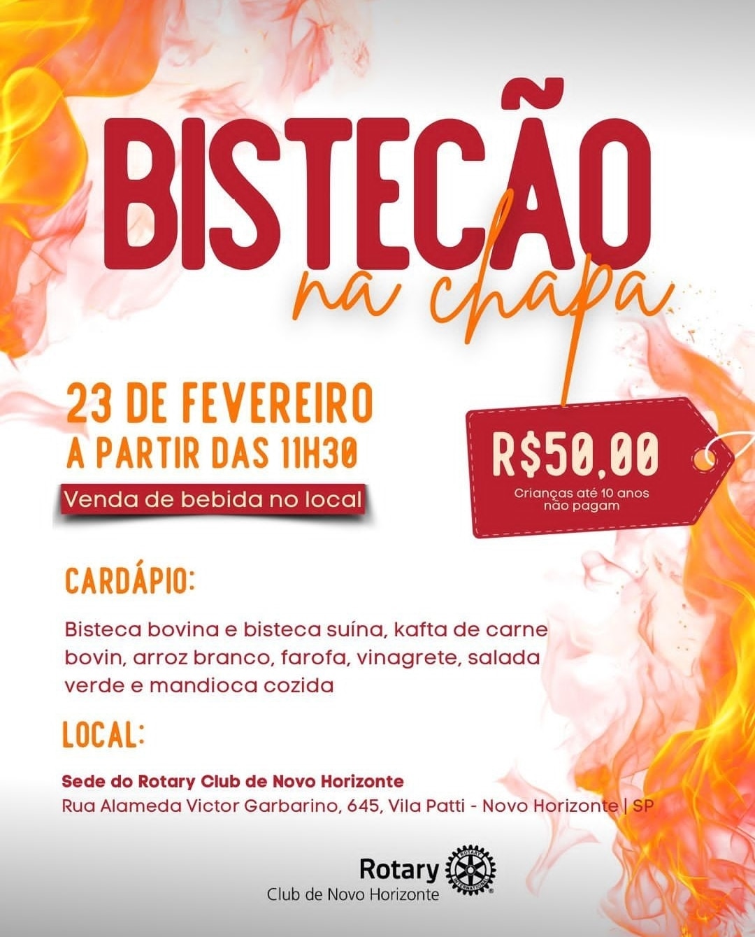 Vem aí mais um evento imperdível feito pelo Rotary Club de Novo Horizonte!

Data: 23 de fevereiro à ...