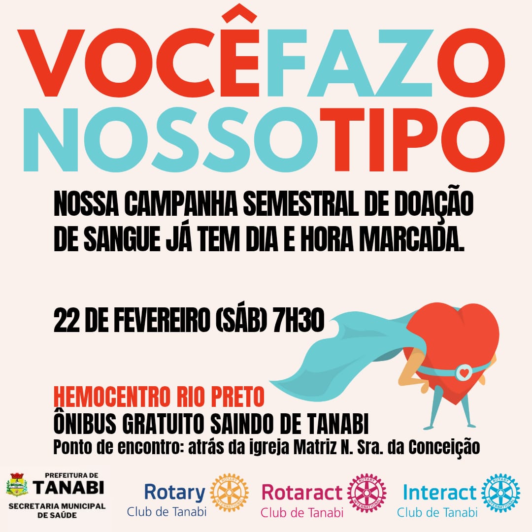 VOCÊ FAZ O NOSSO TIPO

Campanha de Doação de Sangue - Secretaria da Saúde realizará um mutirão pela ...