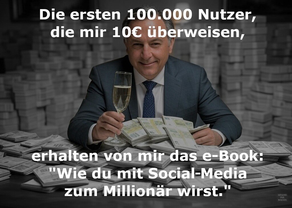 Mit Social-Media zum Millionär. 💰
