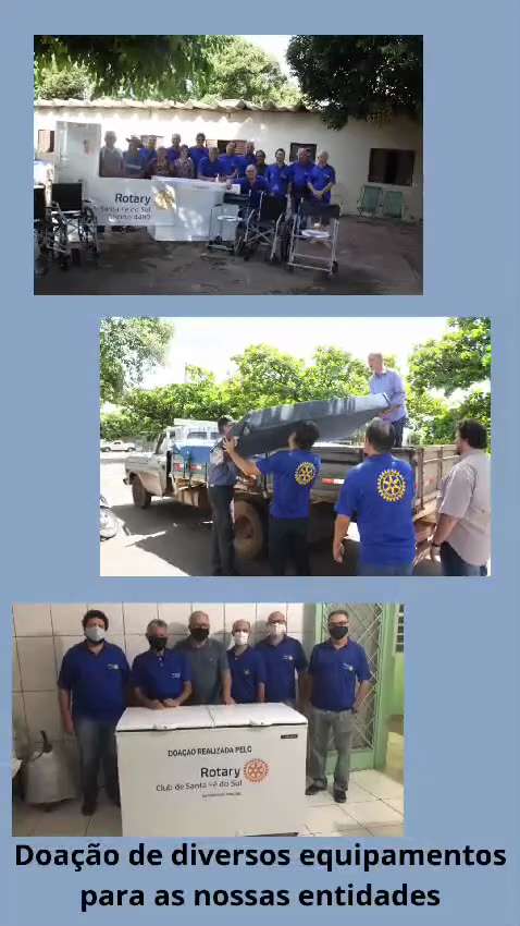 Conheça alguns dos trabalhos realizados pela Família Rotária de Santa Fé do Sul:

https://www.instag...