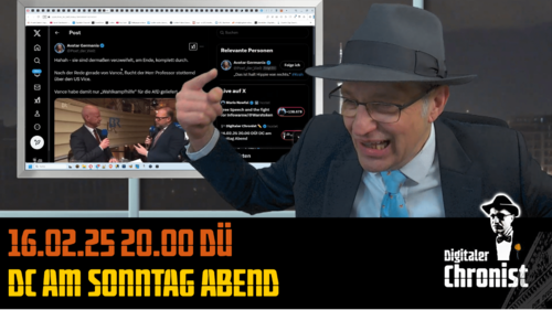 Aufzeichnung vom 16.02.25 DC am Sonntag Abend