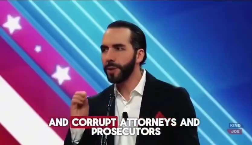 🚨 🇸🇻PRESIDENT OF EL SALVADOR NAYIB BUKELE: “WE HAD TO REMOVE CORRUPT JUDGES AND CORRUPT ATTORNEYS...