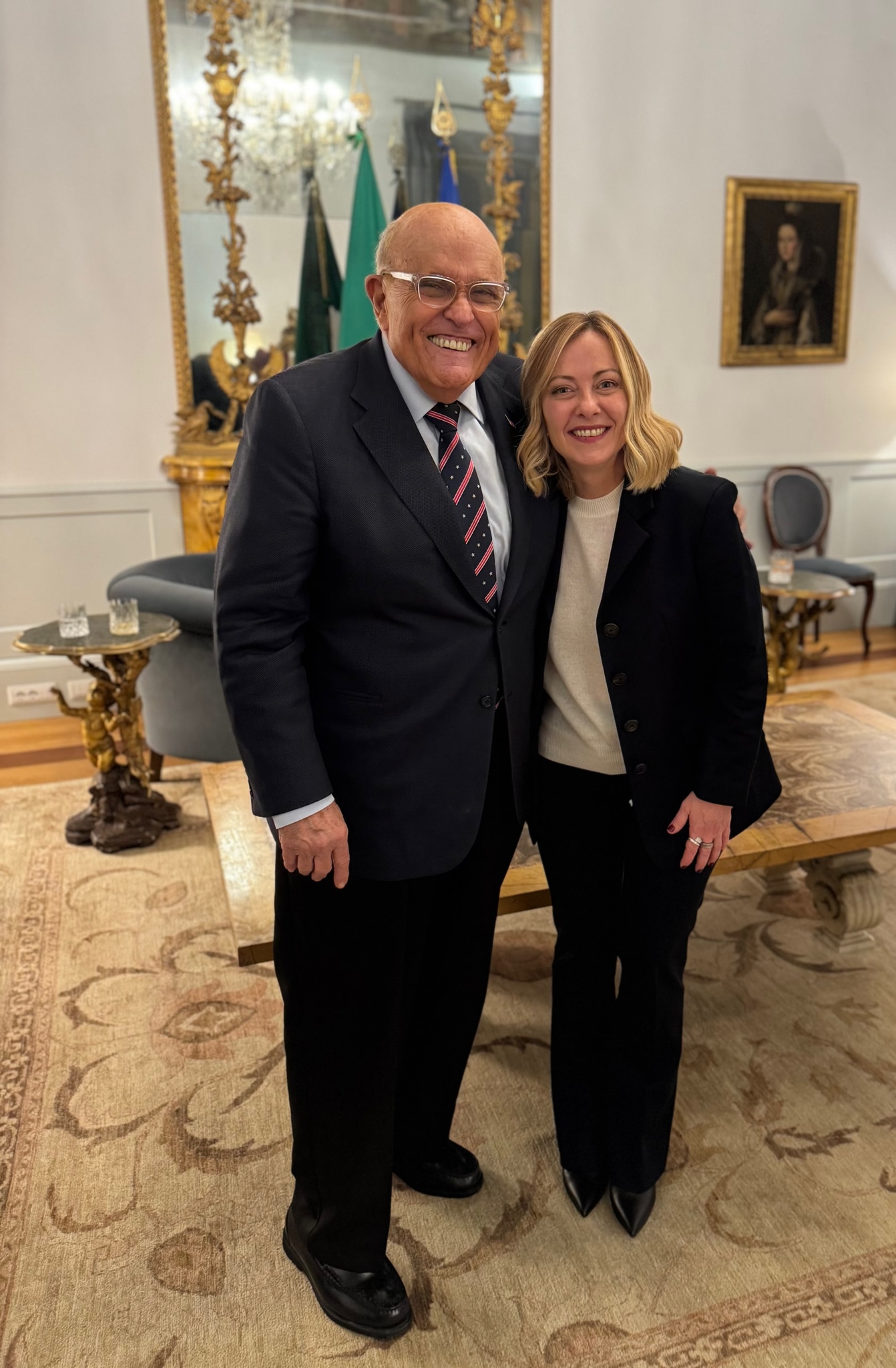 A great meeting with the Prime Minister Italy @GiorgiaMeloni . She has become one of the main leader...