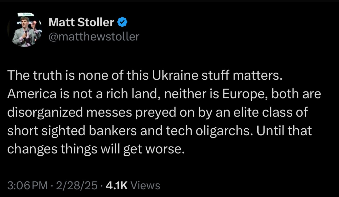 Lot of Truth Here 

https://x.com/matthewstoller/status/1895611619969024376?s=46&t=0m-2jE9YSFIC_s7Kw...