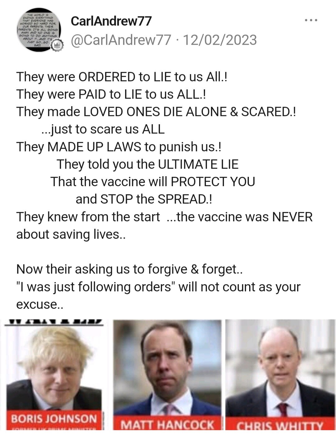 @dizzy43 THEY ALL ENJOYED THE POWER AND MONEY - PLUS,ALL GUILTY OF CRIMES AGAINST HUMANITY 