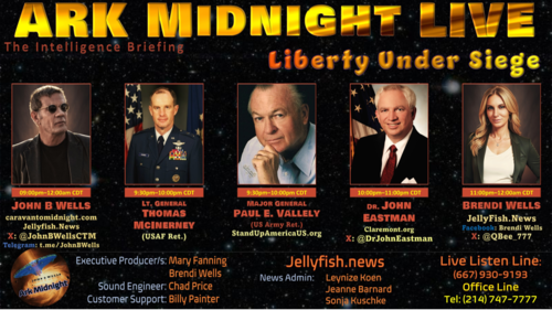 The Intelligence Briefing /Liberty Under Siege - John B Wells LIVE