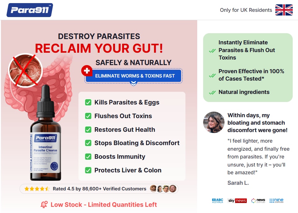 Para911 Parasites Cleanse Drops UK

❗❗❤️Shop Now❤️❗❗

https://www.facebook.com/GetPara911ParasitesCl...