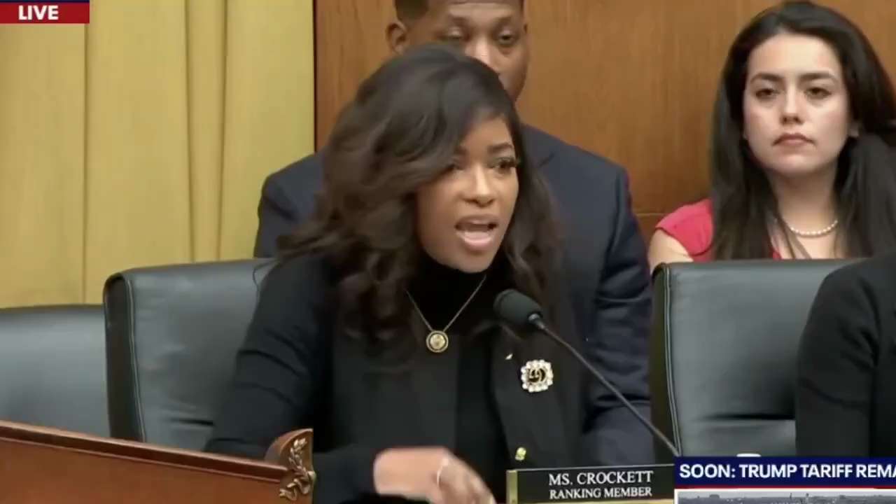 Rep. Jasmine Crockett just admitted that she was a DEI hire. She certainly doesn’t deserve to be the...