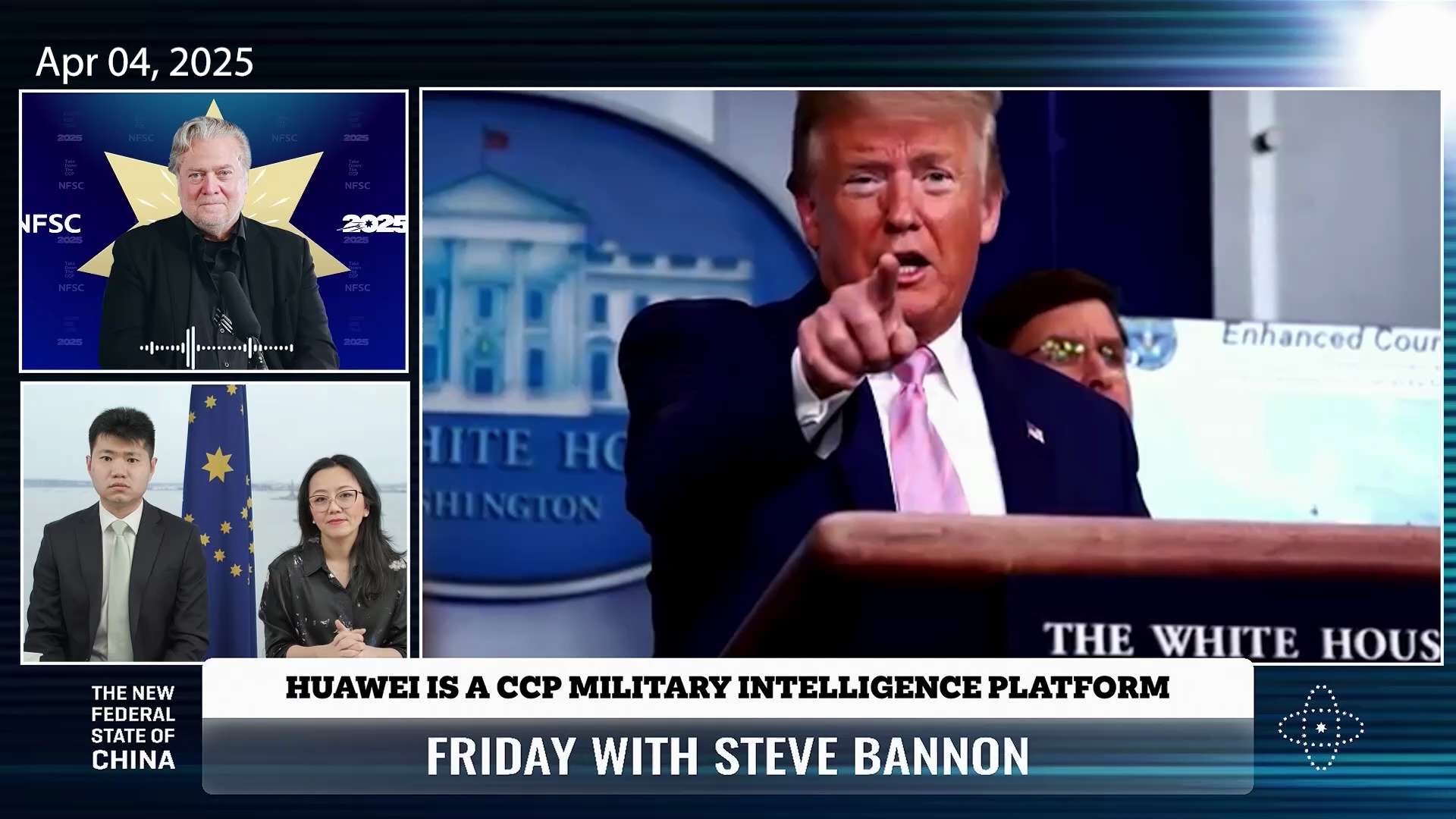 Bannon: The new book, House of Huawei by Eva Dou, glosses over Huawei’s deep-rooted ties to the CCP, deliberately concealing the fact that the company is effectively owned by the PLA and Xi Jinping’s family. The way this book is being rolled out shows just how desperate the CCP is to keep that truth from getting out.