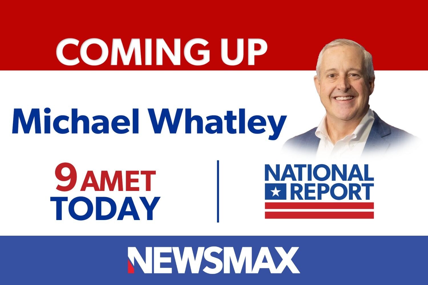 COMING UP: RNC Chairman Michael Whatley joins “National Report” to talk about the latest on tariffs,...