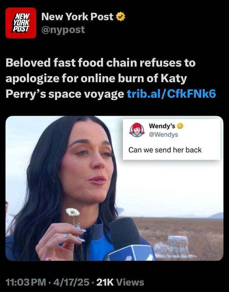 I have not eaten fast food in years but I just might go grab some Curley fries from Wendy’s today… �...