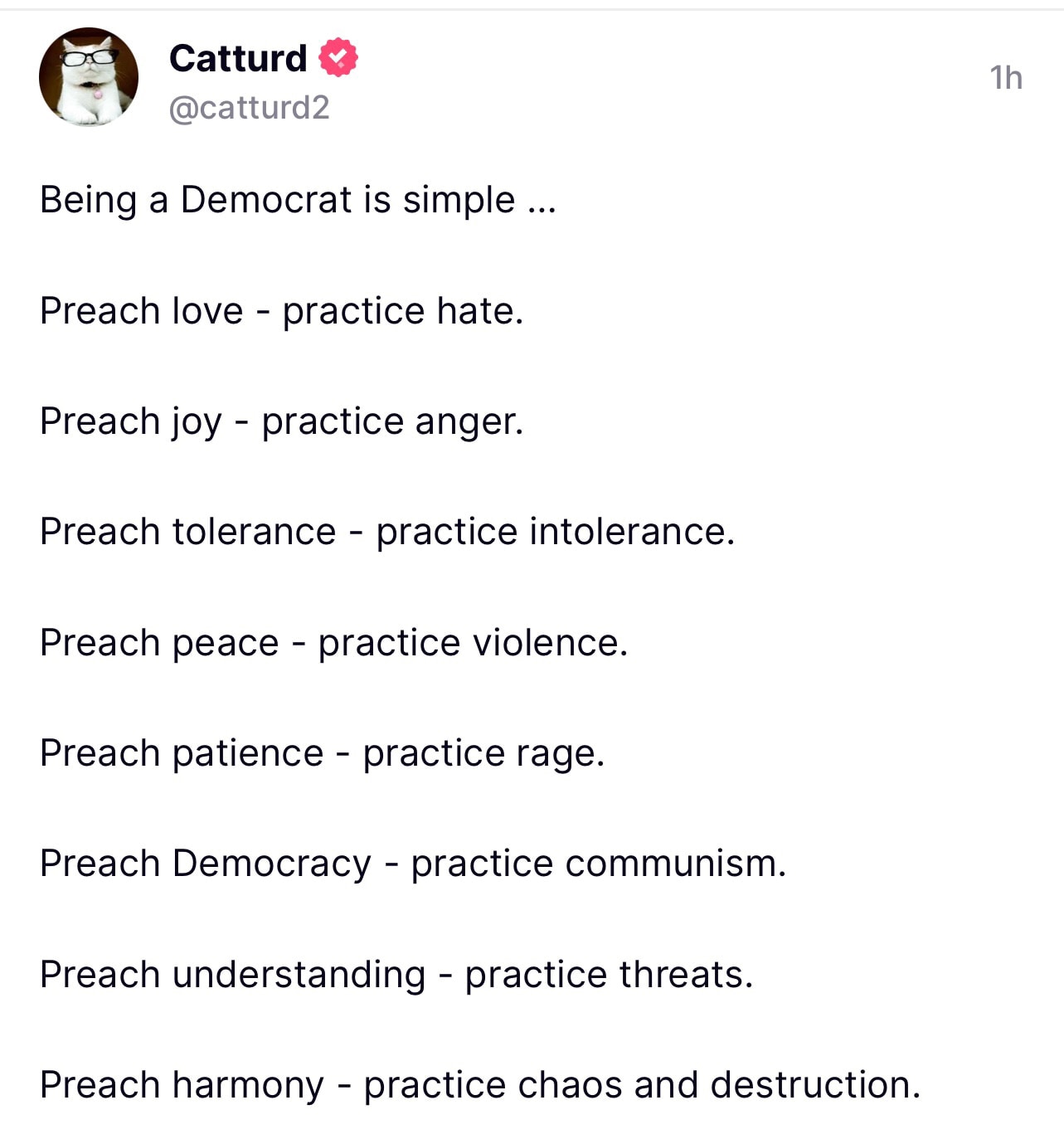 Perfectly stated. This has been blatant…this is the mindset of installed filth on display…this is the corrupt cabal I call the Deep State.  We are being polluted by a corrupt bird whose wings are identical… DemonRats and RINOS, there is no difference. 