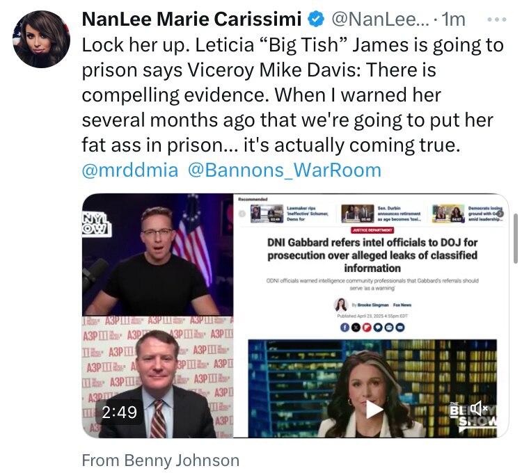 View Chuck Lawler's post on GETTR. Join the discussion, share your thoughts, and connect with the community.