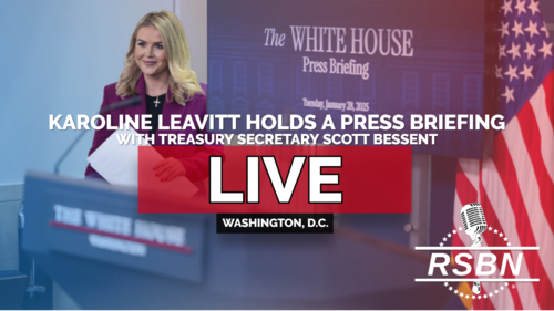LIVE: Karoline Leavitt Holds a Press Briefing with Treasury Secretary Scott Bessent - 4/29/25