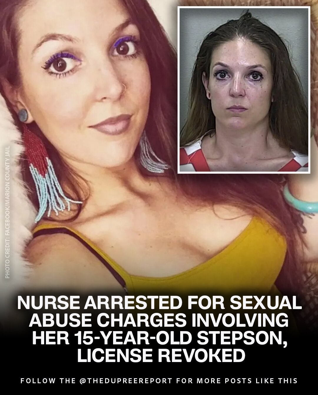 Alexis Von Yates, a 35-year-old nurse from Ocala, had her license revoked after allegations of sexua...