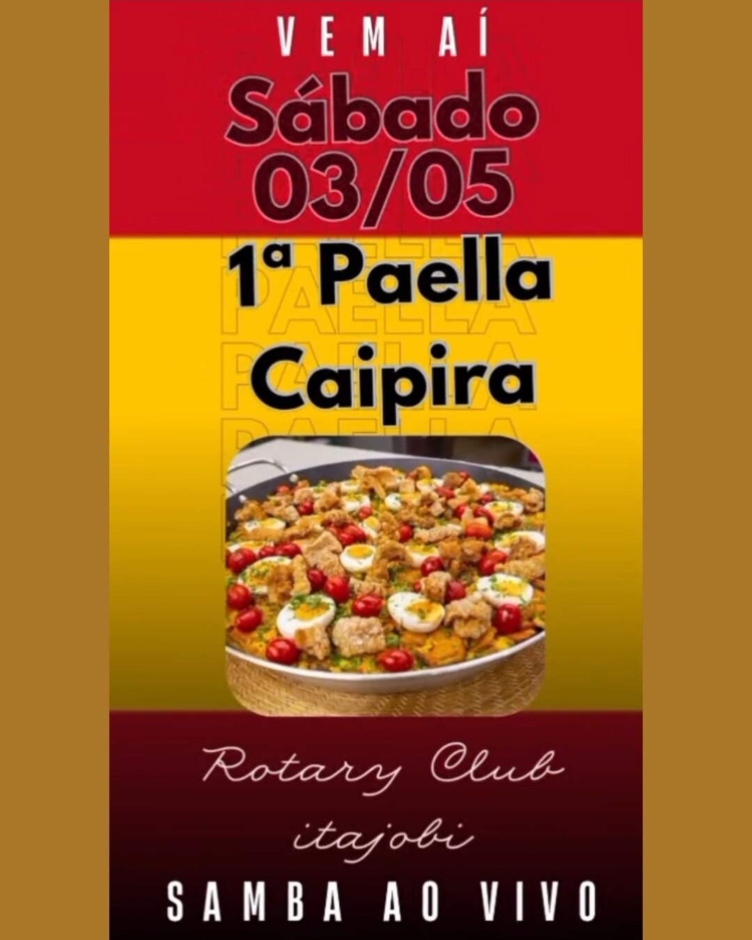 Paella caipira do Rotary Club de Itajobi. Você não vai perder!

https://www.instagram.com/reel/DJEaU...