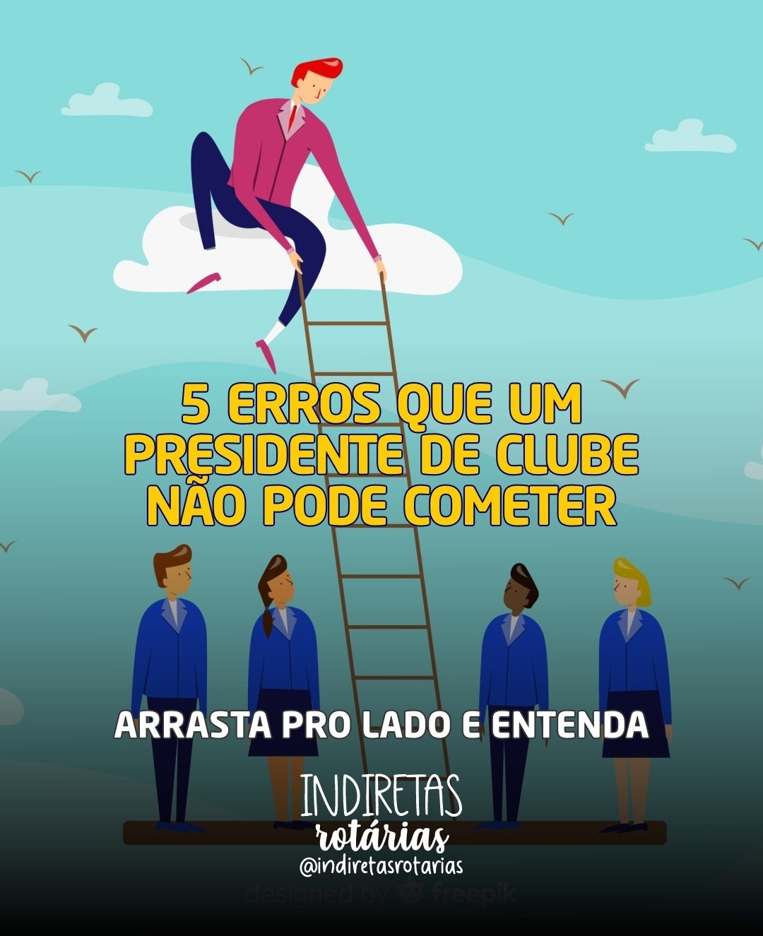 Se você vai ser Pres. de clube em 2025/26, esse post é pra você!

Evitar esses 5 erros pode ser o di...