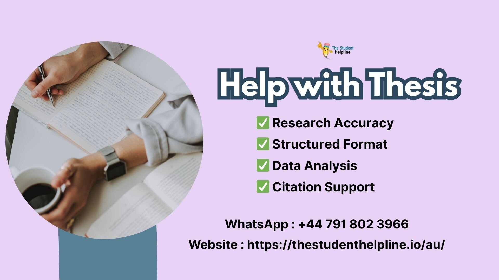 Struggling to finish your thesis?

Get expert Help with Thesis writing, editing, and guidance from p...