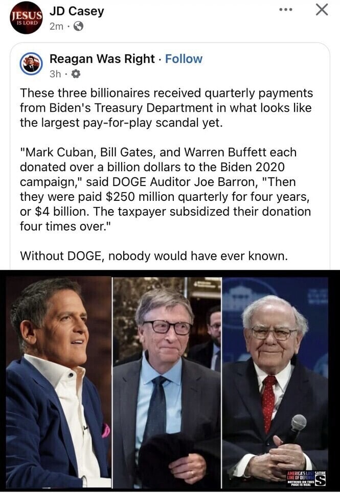 THANKS To DOGE…! 