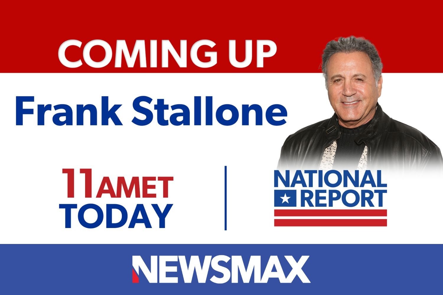COMING UP: Actor Frank Stallone joins “National Report” to talk about the latest on President Trump’...