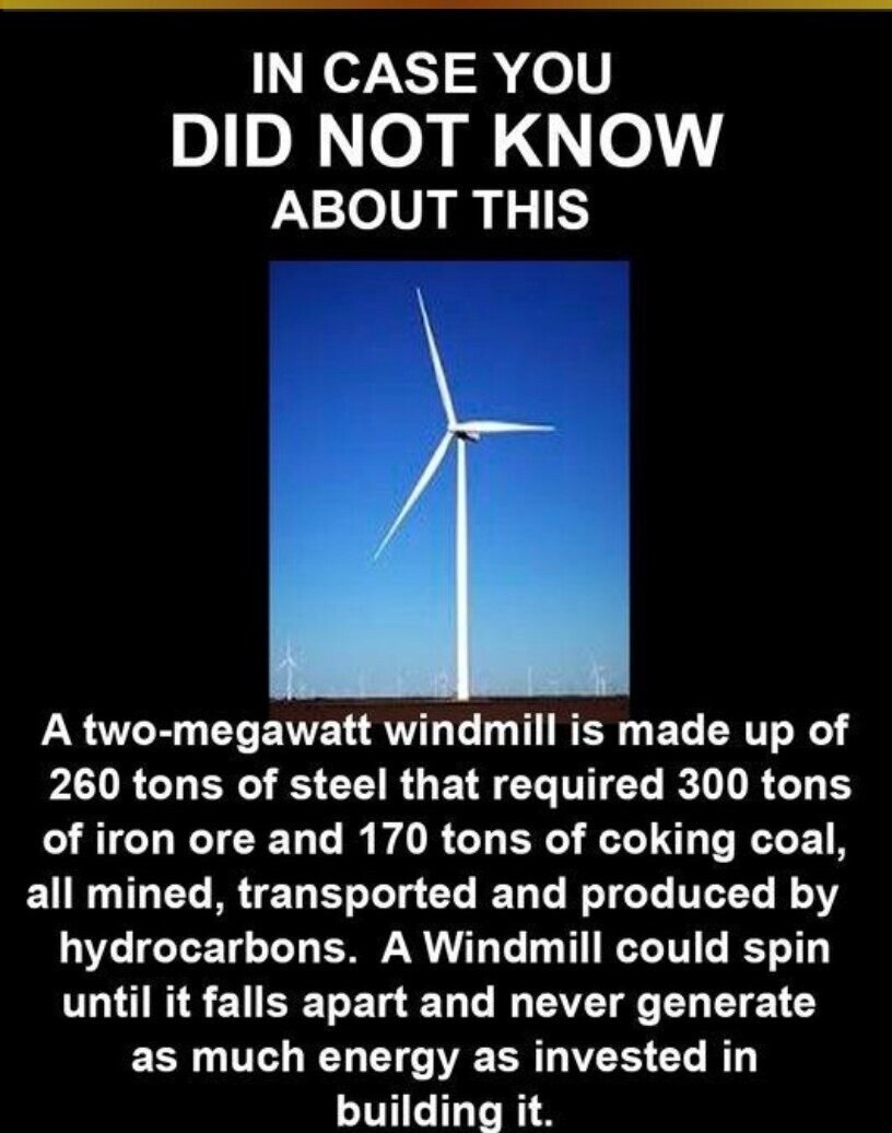 THEY NEVER PAY FOR THE COST TO BUILD AND MAINTAIN
AND WHATS LEFT WHEN IT COMES APART WITHIN 20 YEARS...