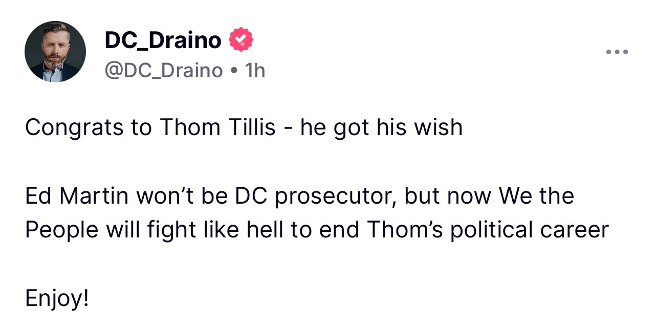 I be thinking ole corrupt evil anti America Thom will have a special seat on that long black train o...