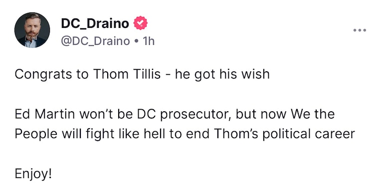I be thinking ole corrupt evil anti America Thom will have a special seat on that long black train of misery from here on out.