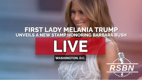 LIVE: First Lady Melania Trump Unveils a New Stamp Honoring Barbara Bush - 5/8/25