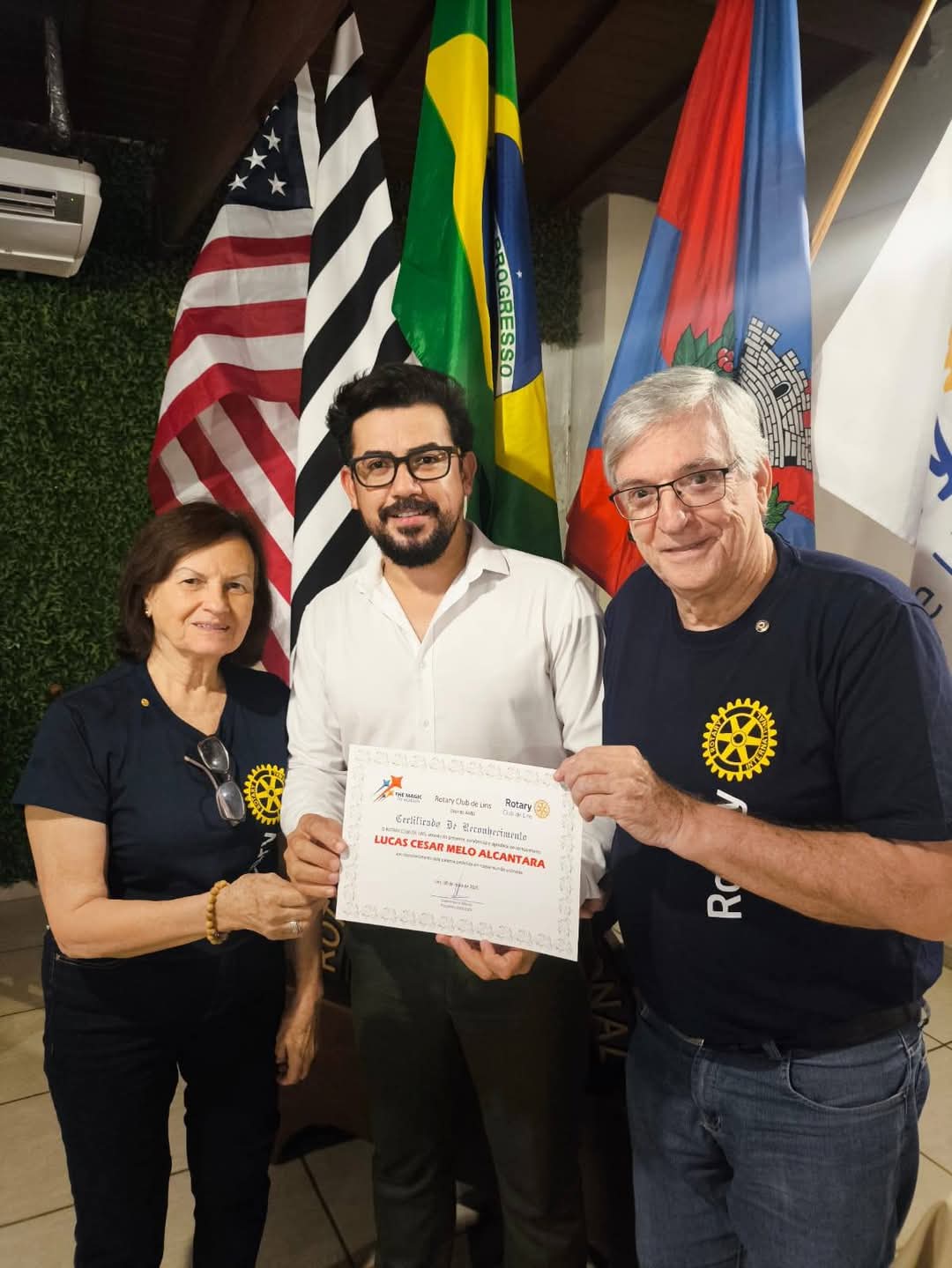 O Rotary Club de Lins realizou mais uma reunião ordinária, desta vez com uma palestra do companheiro...
