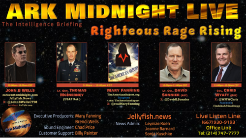 The Intelligence Briefing /Righteous Rage Rising - John B Wells LIVE