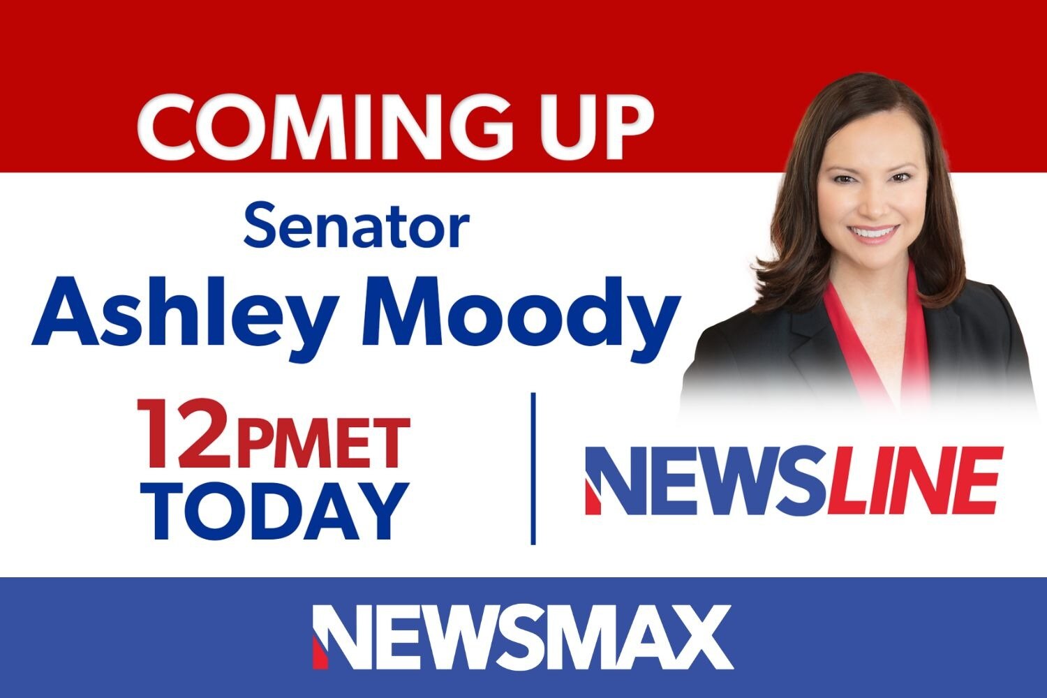 COMING UP: Florida Sen. Ashley Moody joins “Newsline” to talk about the Stop CCP VISAs Act of 2025, ...