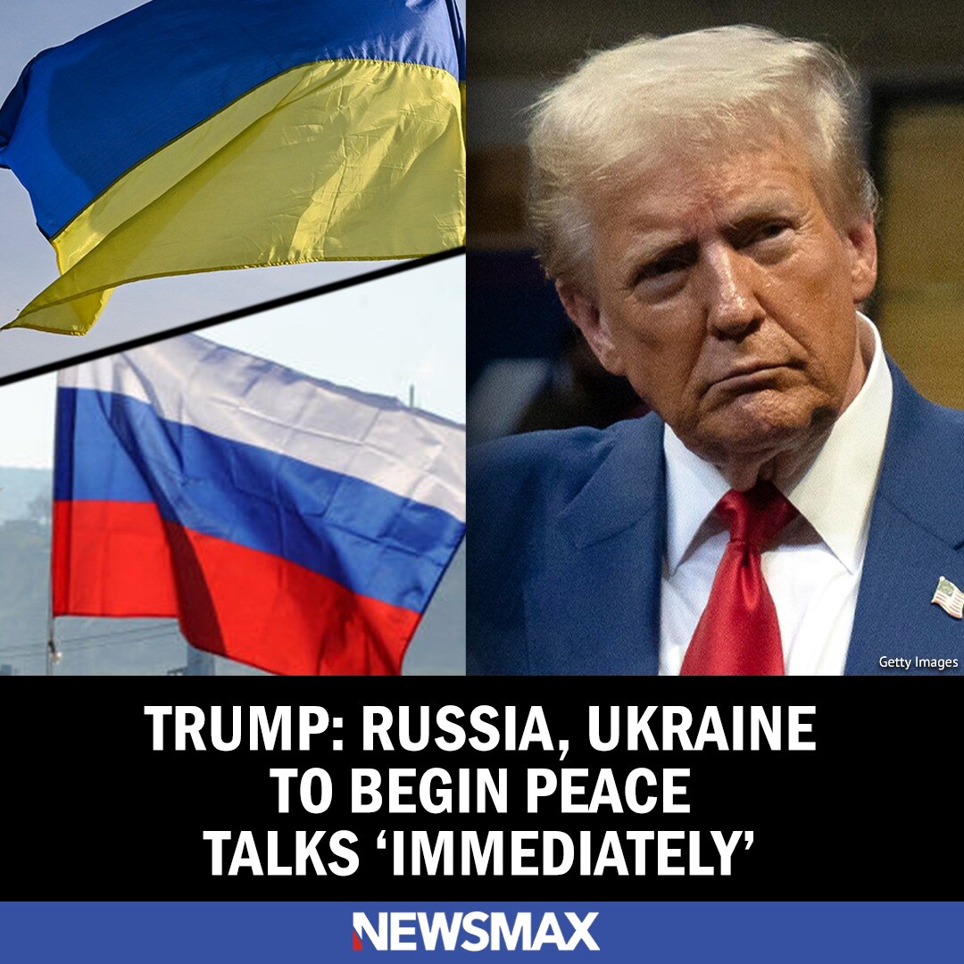 President Trump said his call with Vladimir Putin went well, and that Russia and Ukraine "will immed...