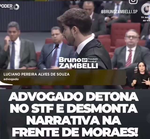 👏 O advogado Luciano
Pereira deu uma verdadeira AULA no $ T F.
Com firmeza e embasamento jurídico, ...