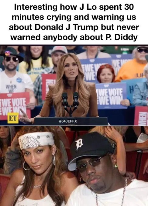 Zero respect for either of these bottom feeders. JLo as my mama always said, you are known by the co...