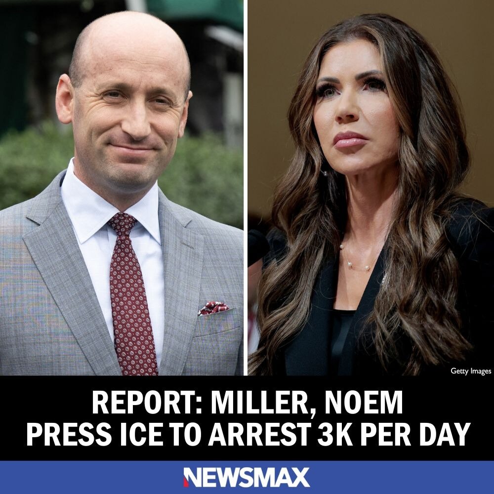 White House deputy chief of staff Stephen Miller and DHS Secretary Kristi Noem have reportedly set a...