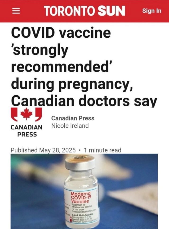 这是大屠杀。这是加拿大的耻辱！

允许一个变性的中共间谍统治加拿大医疗系统的加拿大叛国政客，真是可耻！

加拿大政府知道，接种“新冠疫苗”的孕妇中有80%发生了流产。