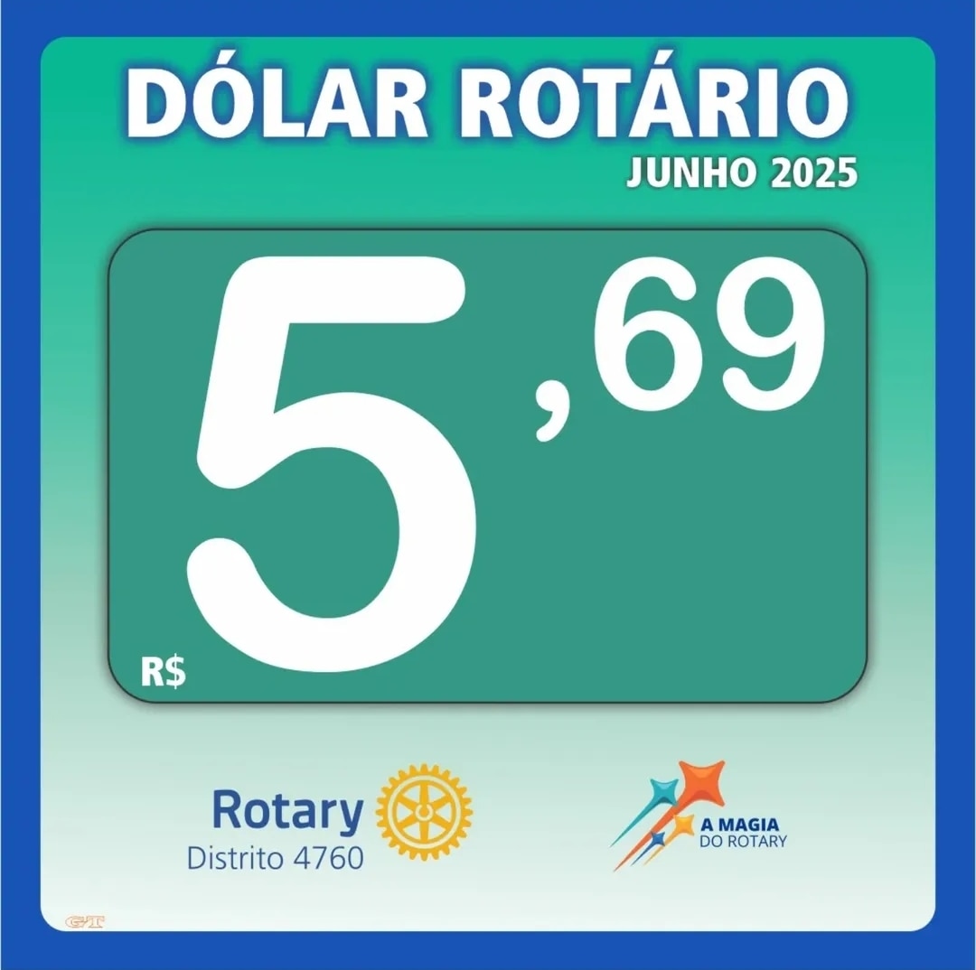 Dólar Rotário - Junho 2025 - R$5,69

https://www.instagram.com/p/DKYg_KdsZeK/?igsh=YnNqcjFmeWZ2eDBn
