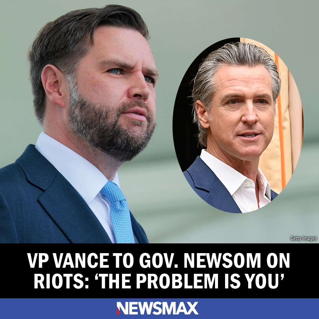 Vice President JD Vance called out Gavin Newsom over the California Gov.'s attempts to deflect blame...