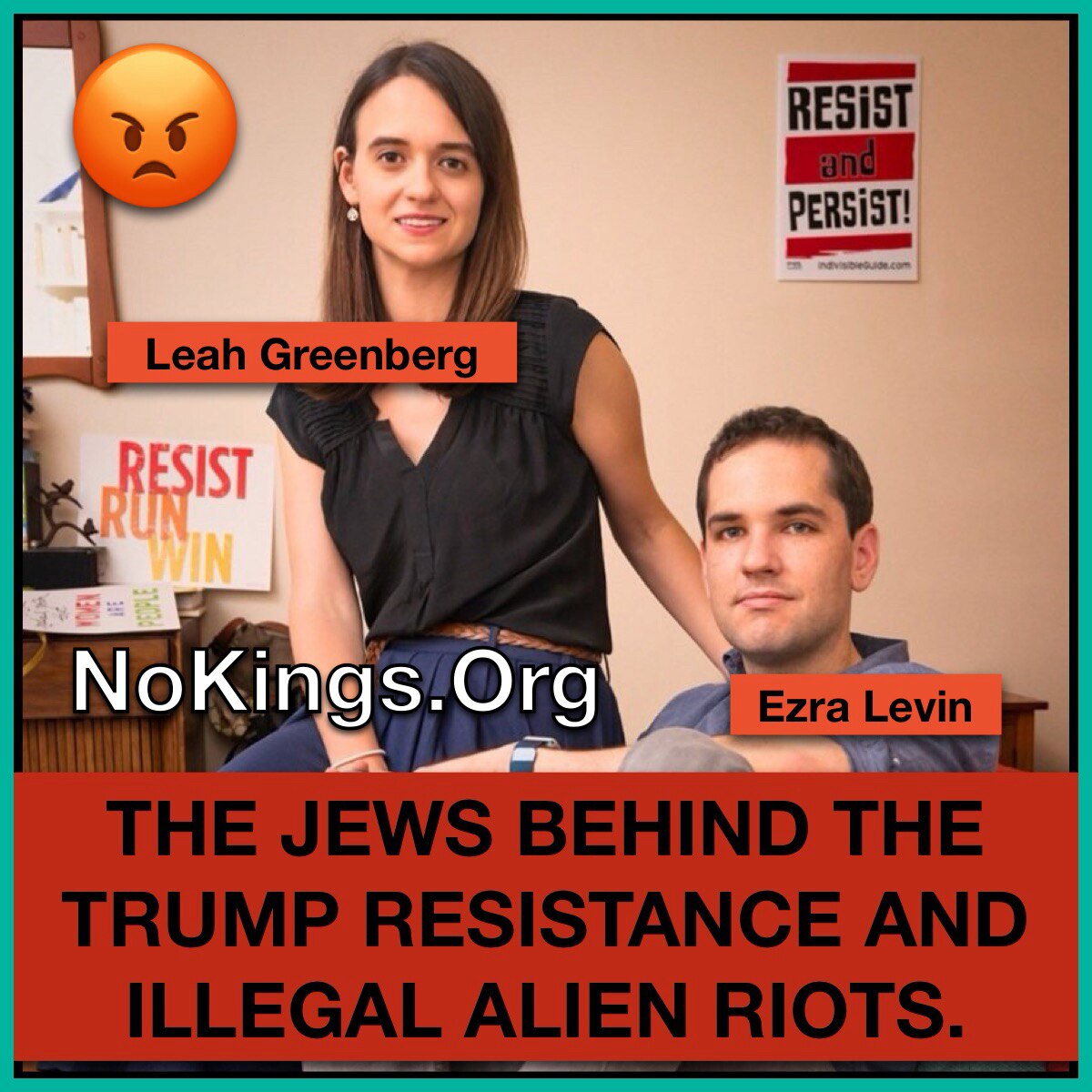 Did you know the founders of NO KINGS ORG orchestrating the current riots are Jewish, did you know t...