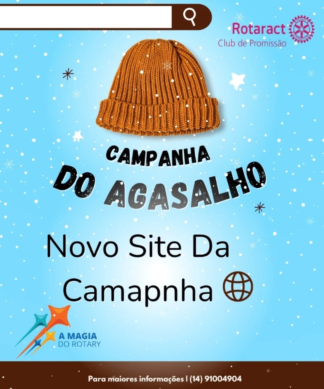 Texto do Rotaract Club de Promissão
 
Quando o frio do inverno chega e as noites se tornam mais difí...