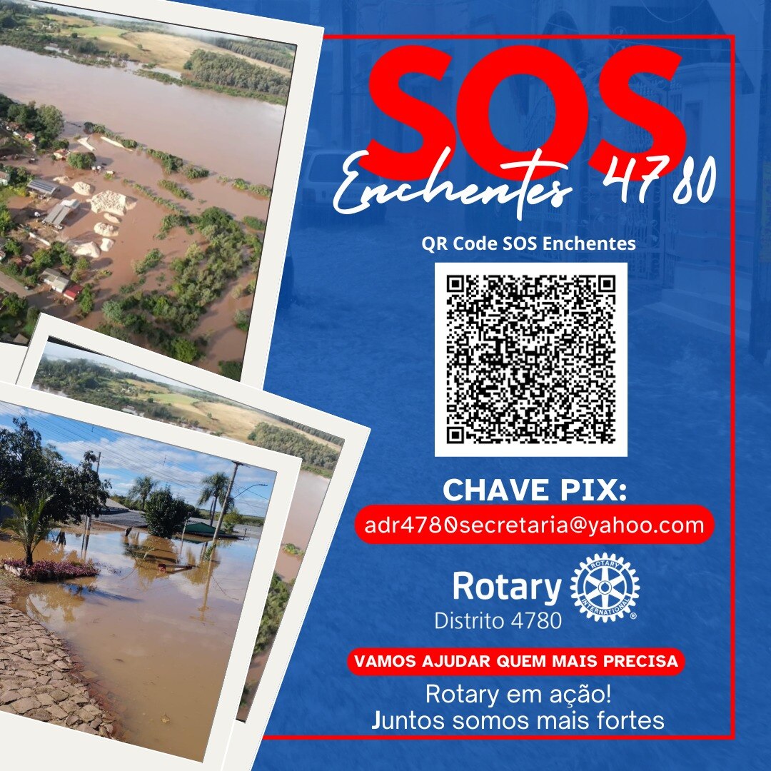 Emergência! Cheias dos Rios

Você pode ajudar!

O Rotary está mobilizado para apoiar as vítimas das ...