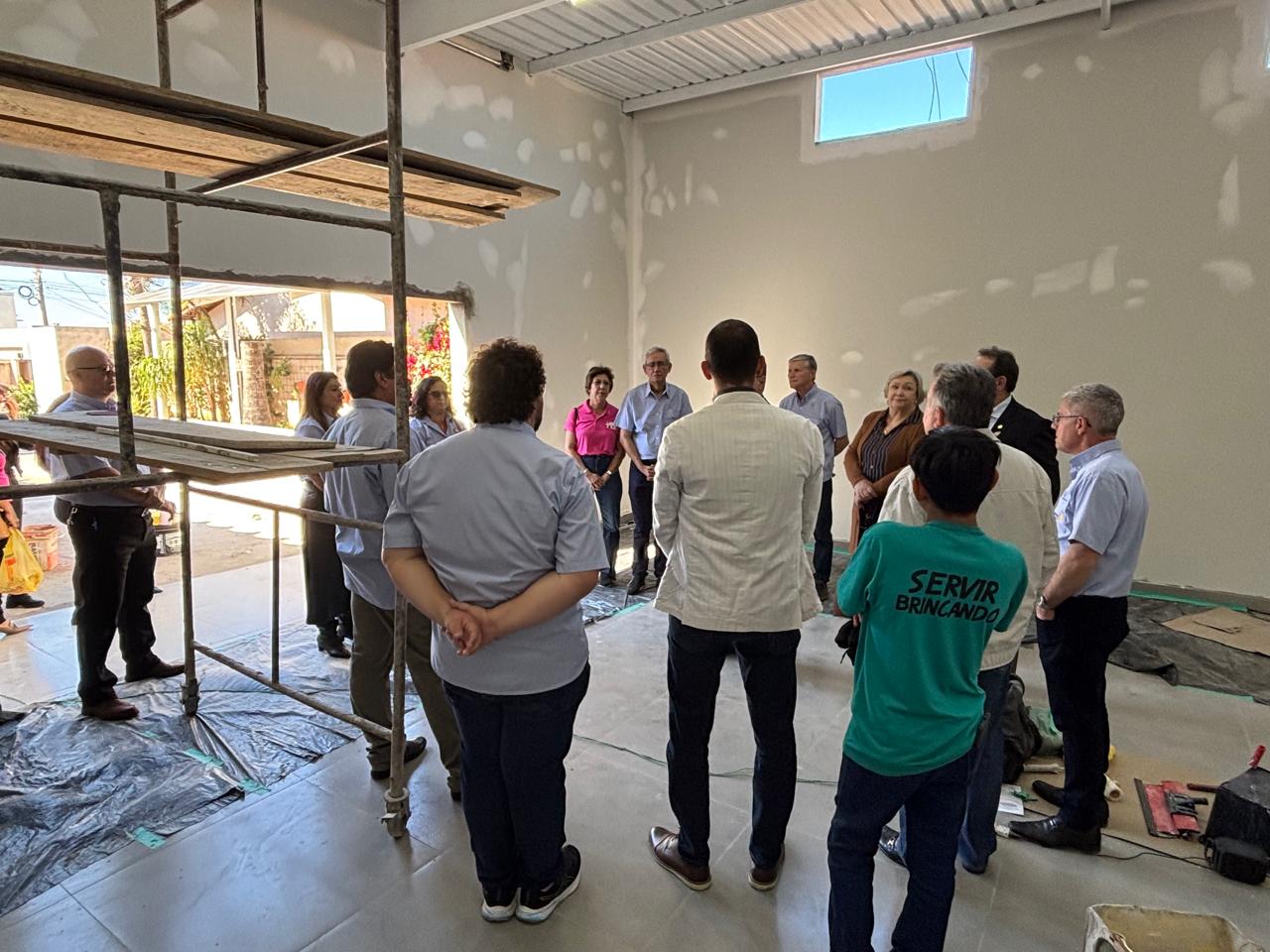 Aconteceu na manhã do dia 26 de junho de 2026 a visita técnica na construção da sala/depósito do BAN...