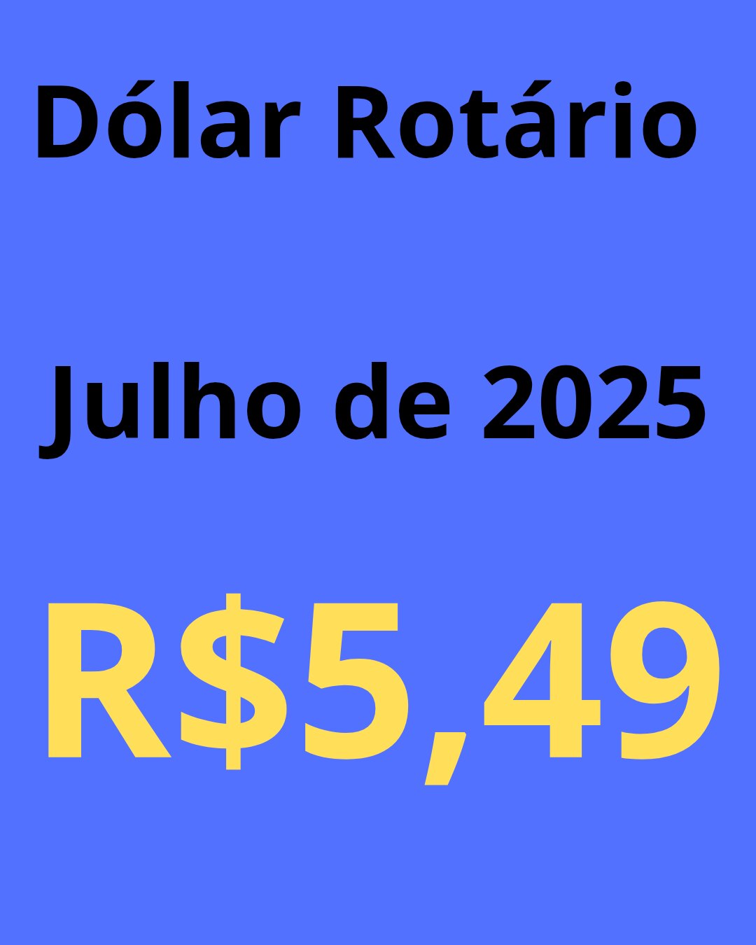 Dólar Rotário de julho de 2025 - R$5,49

https://www.instagram.com/p/DLl0rFXM6uL/?igsh=MTZycXljdGdma...